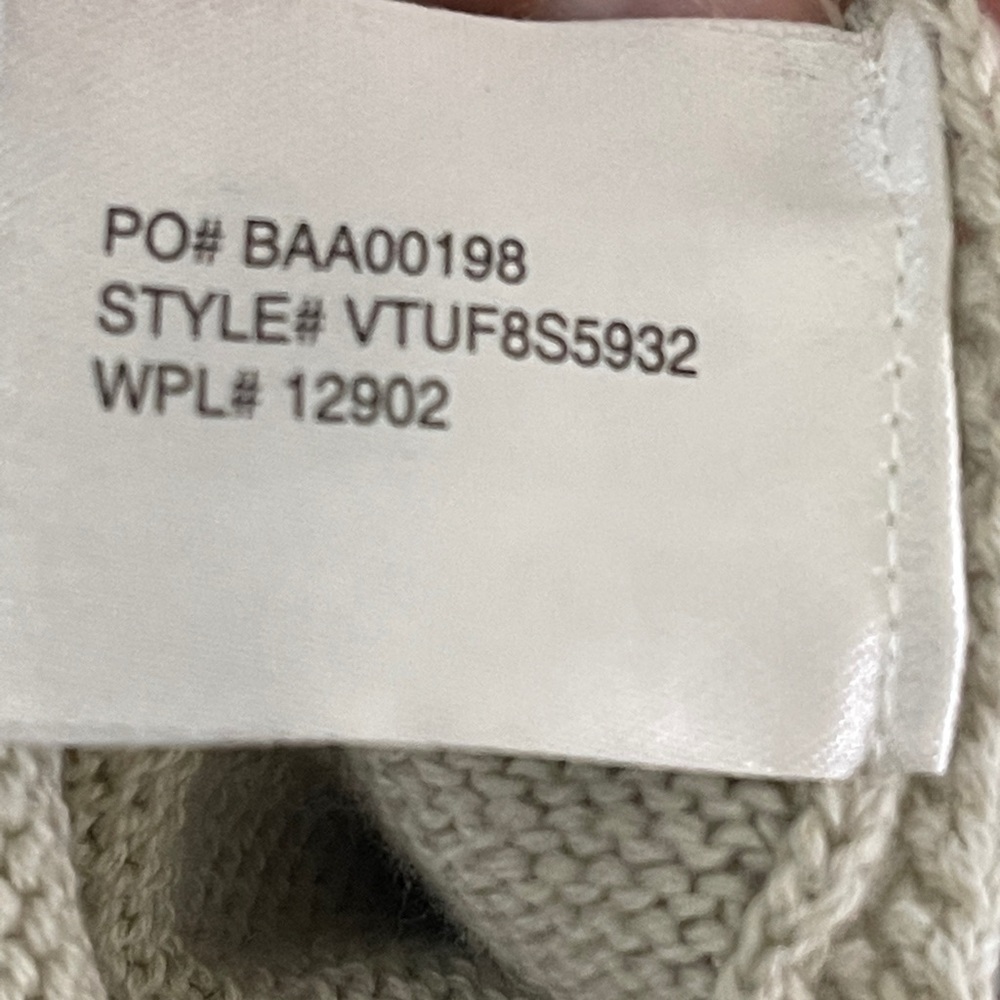 Mens U.S. Polo Assn. XXL Waffle Knit Cotton Blend High Collar Sweater - Picture 7 of 8